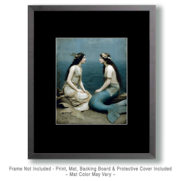 Vintage Mermaids Conversation Art