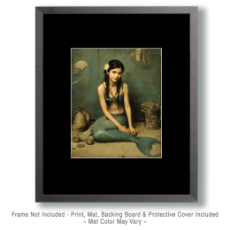 Young Long Mermaid Art