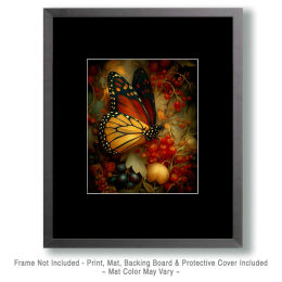 Studio Monarch Butterfly Still-Life Art