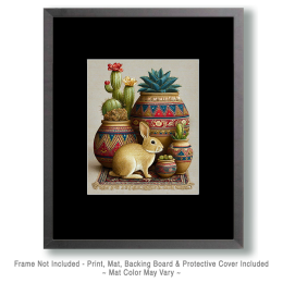 Southwest Rabbit Still-Life Art