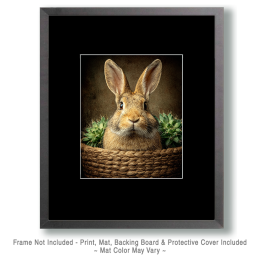 Bunny in a Basket Art