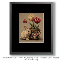 Baby Bunny by Southwwest Plant Pot Art
