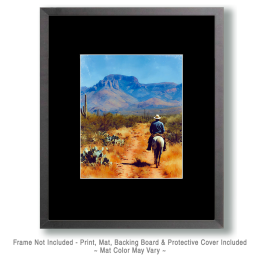 Heading to the Superstition Mountains Art