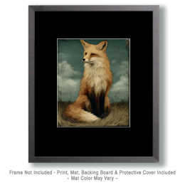 Classic Fox Vintage Wildlife Art