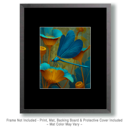 Art Deco Darner Dragonfly Art