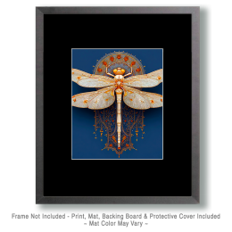 Dragonfly Mandala Art