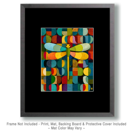 Pop-Art Dragonfly Art