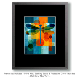 70's Style Dragonfly Art