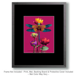 Minimalist Dragonfly Art