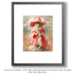 Cowgirl Pika Ready for a Night Out Art