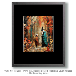 A Chance Encounter Between a Fairy and a Witch Art