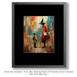 Young Fairy Has Question for the Witch Art