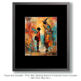 Fairy Intently Listening to the Witch's Directions Art