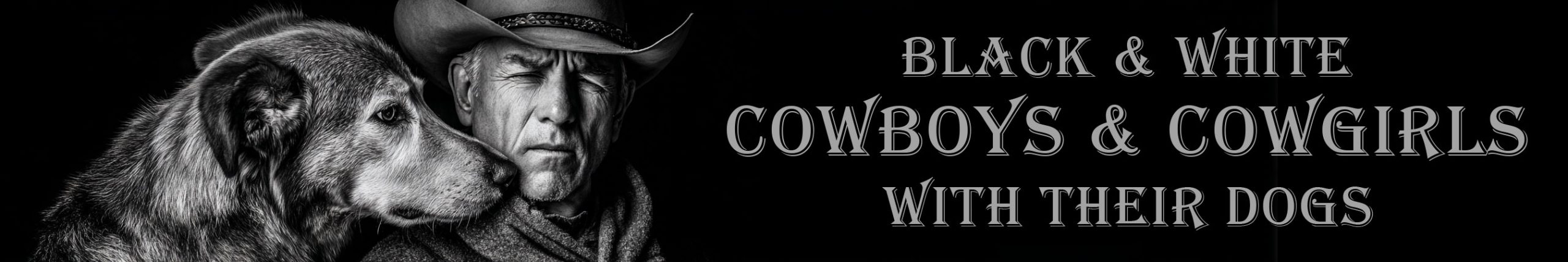 Black & White Cowboys Cowgirls