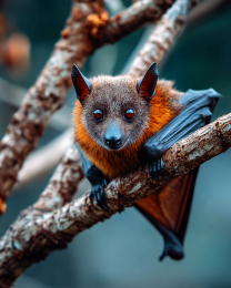 Bat Looking at You Art Print