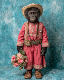 Loredo Texas Bigfoot After Being Turned Down - Funny Cryptid Art Print