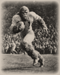 Bigfoot Humor - Bigfoot Football Days