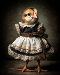 Little Lorraine from Detroit - Chicken Chics Art Print