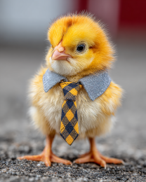 Business Chic - Chicken Chicks Art Print