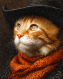 Howdy Doody Bobby - Funny Cat Wall Art Print