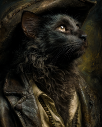 Fine Francis - Funny Cat Wall Art Print