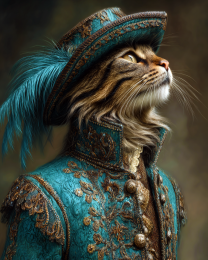 Troubadour Felix - Funny Cat Wall Art