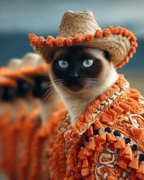 Luna from Tijuana - Funny Cat Wall Art Print