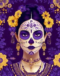 Stunning Señorita - Día de Muertos Art Print