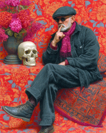 Tranquila - Día de Muertos Art Print