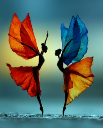 Brilliant Fairies Dancing - Fairy Art Print