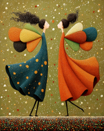 Scarbourough Fairies Meet Up - Fairy Art Print