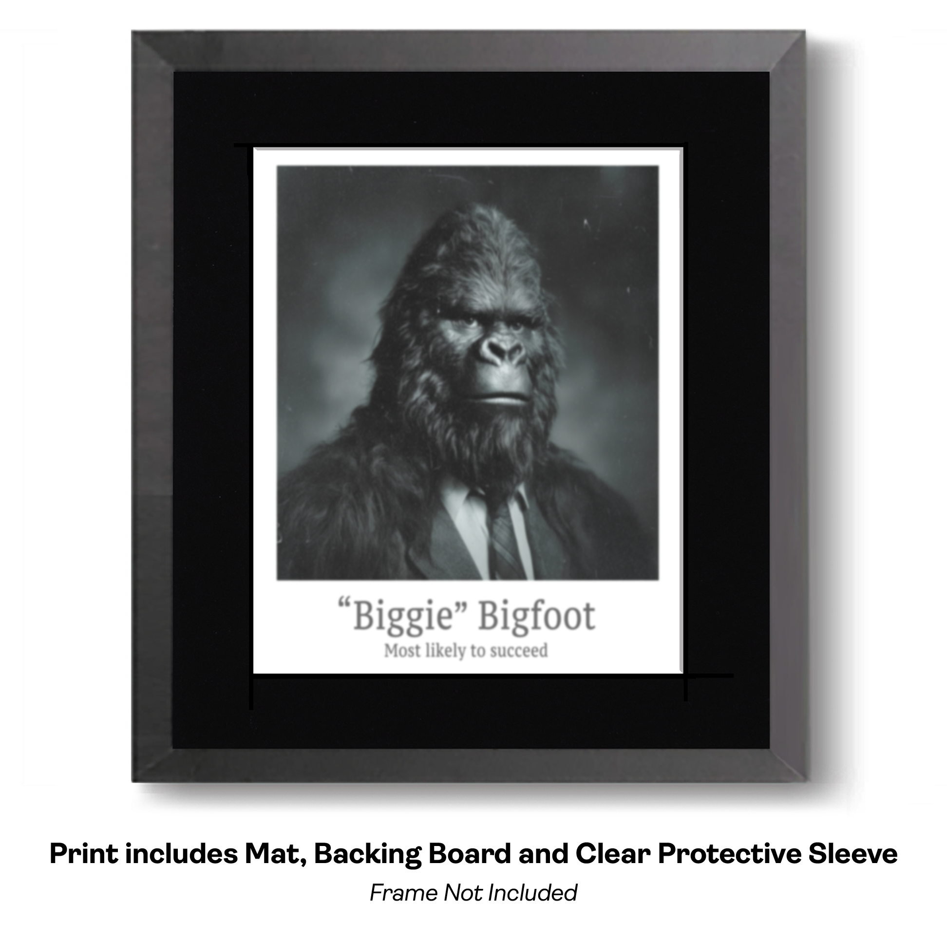 Funny Bigfoot Prints, Bigfoot Senior Picture
