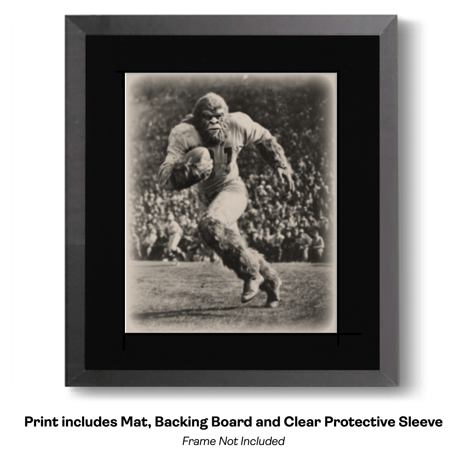 Bigfoot Humor - Bigfoot Exhibition Fight - Boxing