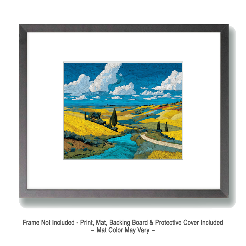 Kansas Hill Country - Landscape Art