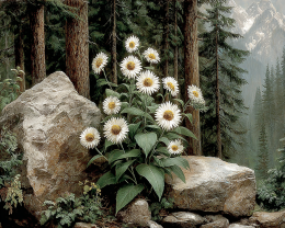Wild Daisies - Landscape Art Print