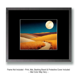 Minimalist Kansas Wheat Fields - Landscape Art