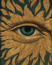 Eye of the Woodsprite Southwestern Art Print