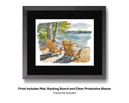 Adirondack Chairs Lake Life