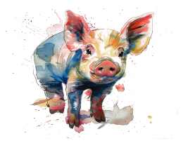 Curious Piglet