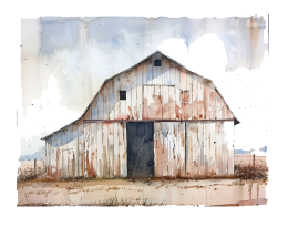 Aged barn