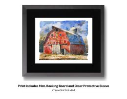 Weathered Red Barn