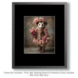 Young Opossum Dancing Like Nobody's Watching - Anthropomorphic Art