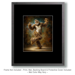 Bigfoot Solo Dance - Funny Cryptid Art