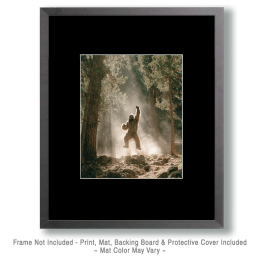 Bigfoot Jumps for Joy, Twins! - Funny Cryptid Art