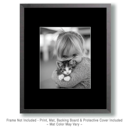 Cindy and Oliver from Iowa - Black & White Art