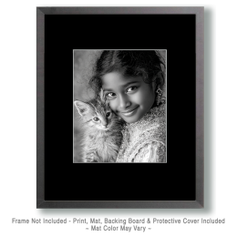 Ananya with Maya from Brooklyn - Black & White Art
