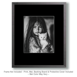 Riya with Tara from San Diego- Black & White Art