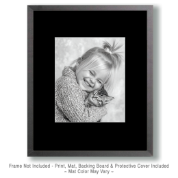 Cindy Loving Oliver from Iowa - Black & White Art