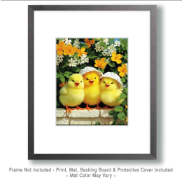 Three Singing Biddies - Chicken Chics Art