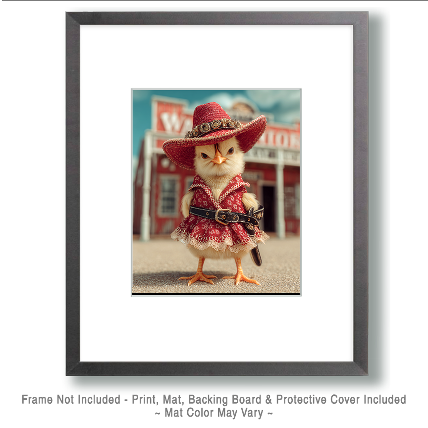 Sixgun Sally from Tuscon - Chicken Chics Art